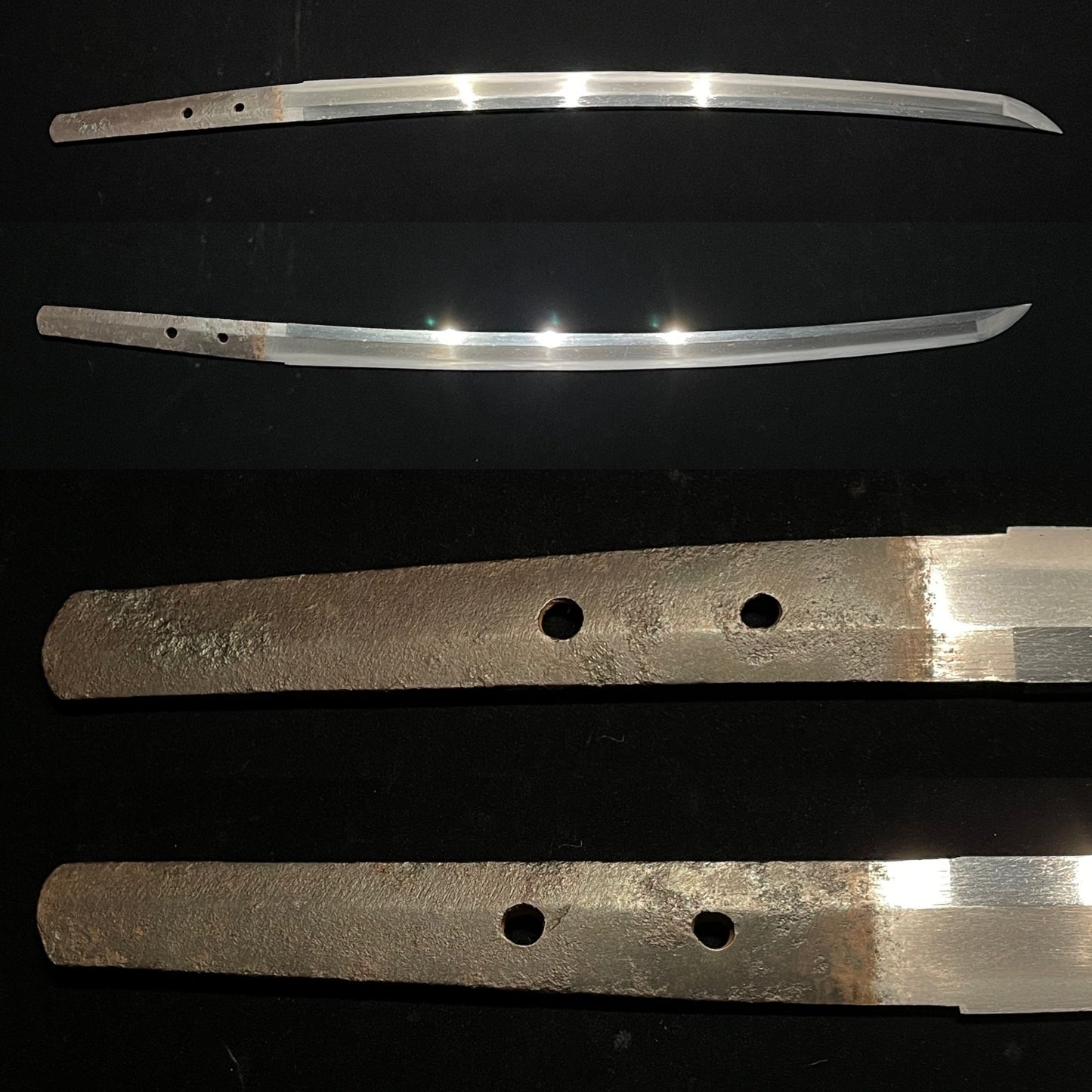 Suguha Long Wakizashi, Thick blade, Edo period mumei