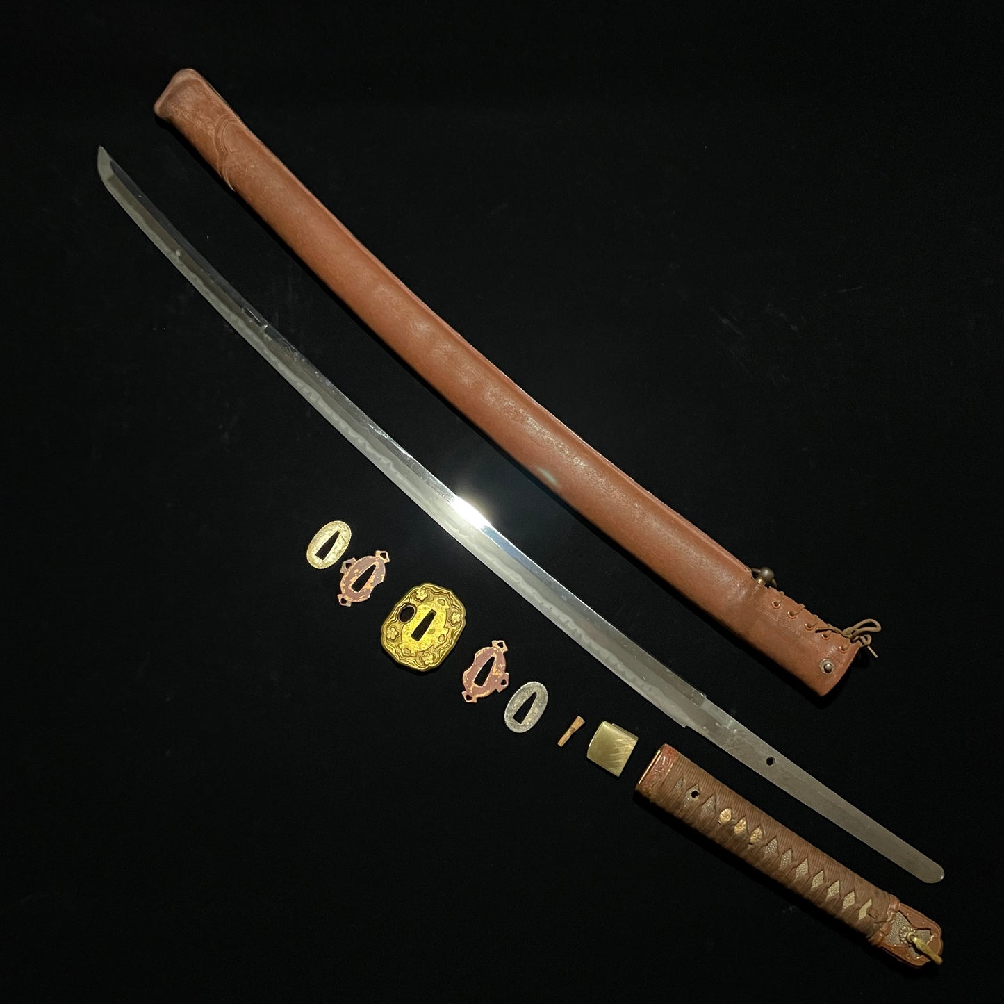 Ryakushiki GUNTO Hirata Hidemitsu signed, WW2 1944-1945 Japanese Military Sword