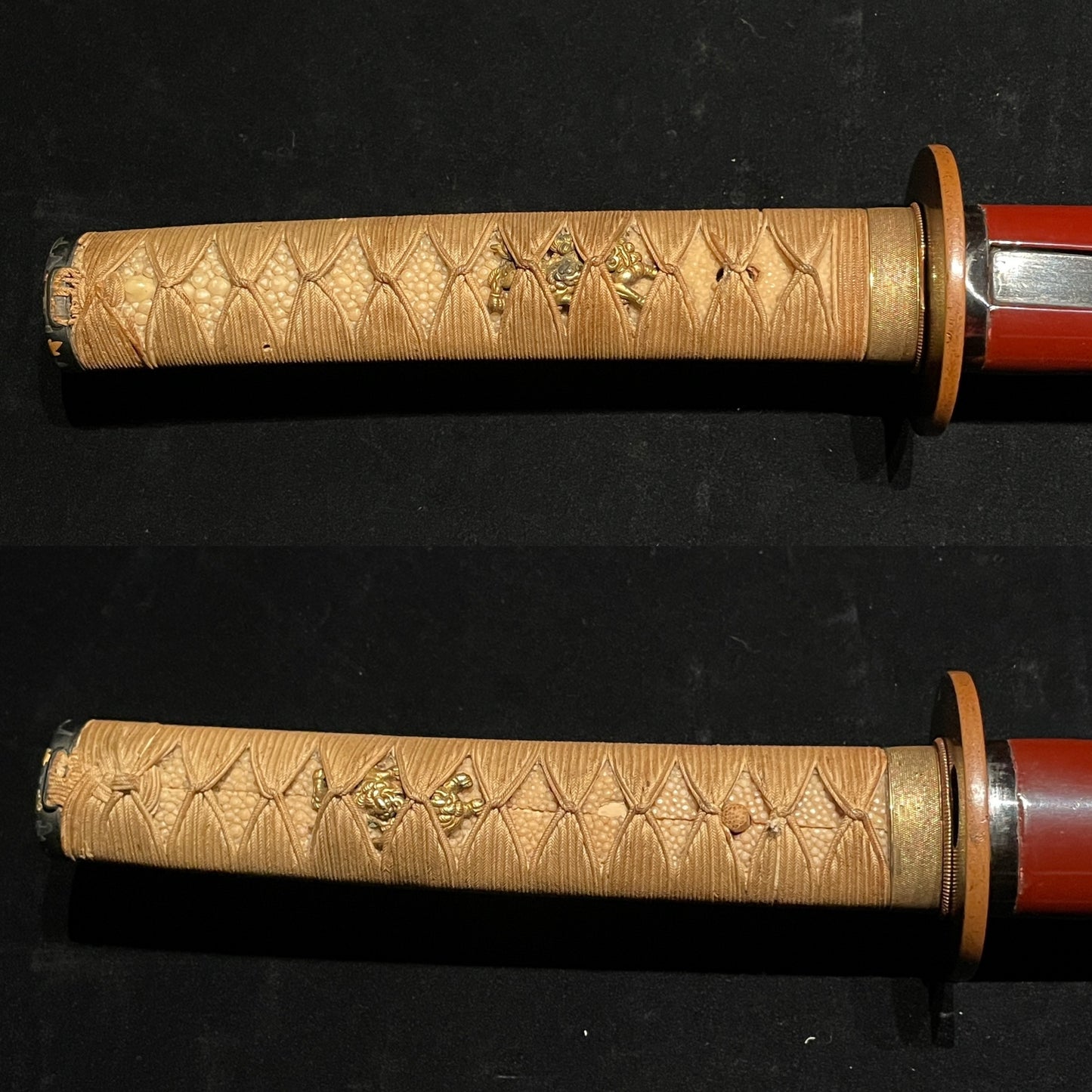 Red Wakizashi, Iganokami Kinmichi, High Grade Fittings, Edo period