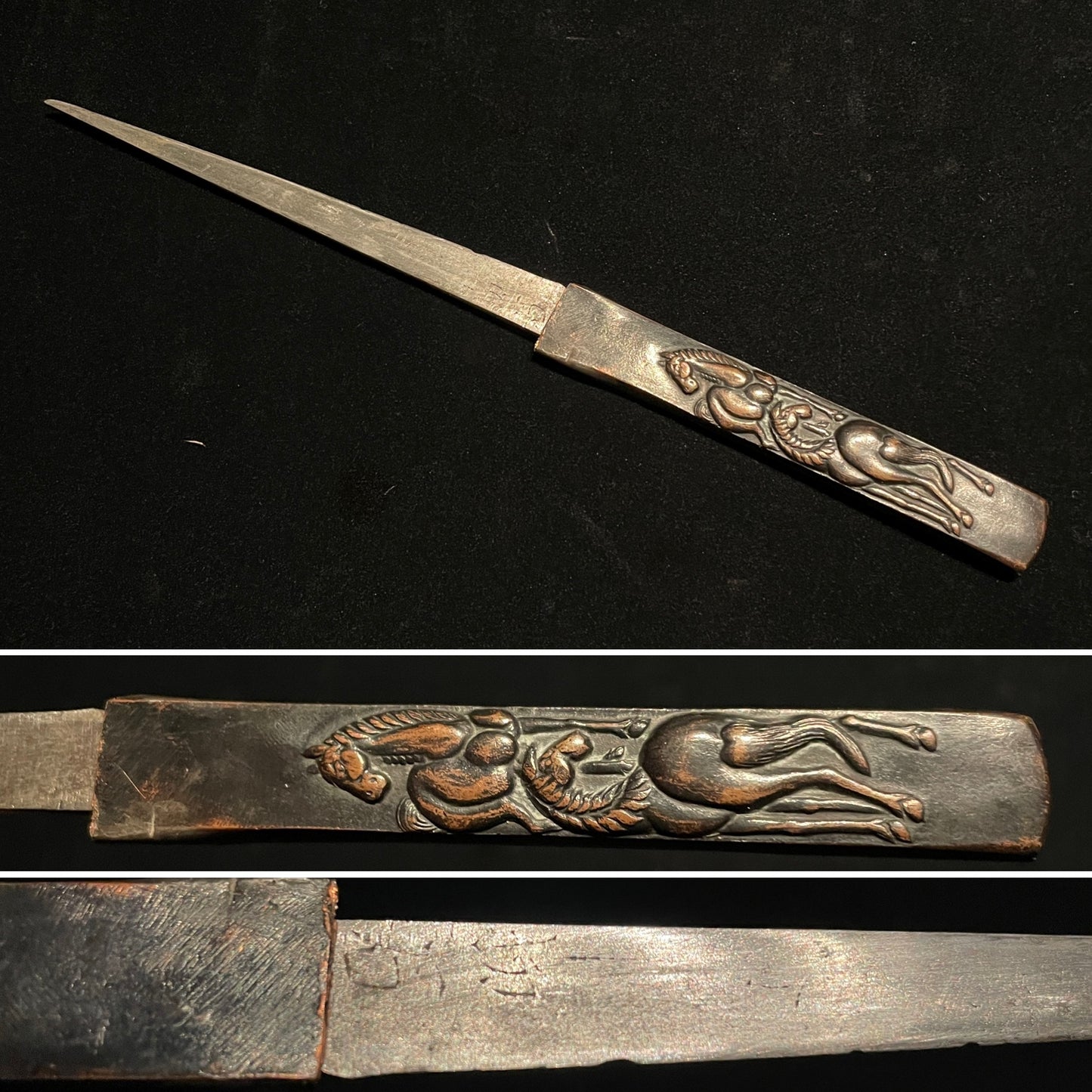 Aikuchi Sunnobi Tanto, Sekishuju Naotsuna 1478s, Muromachi period, with Kozuka