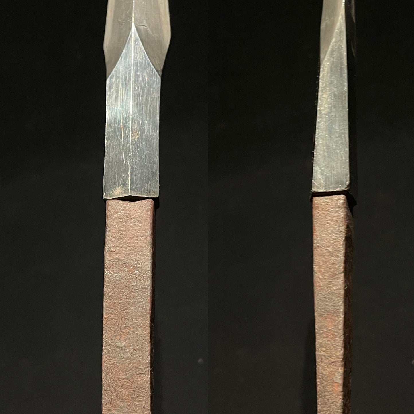 Sankaku-Yari Long Kerakubi and Tang, Muromachi period mumei