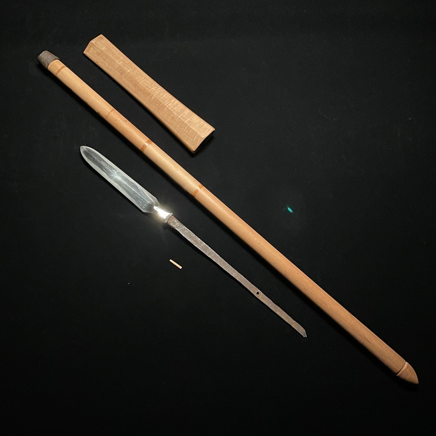 Obake-Yari Rugged Spear, Long Shirasaya, Edo period mumei