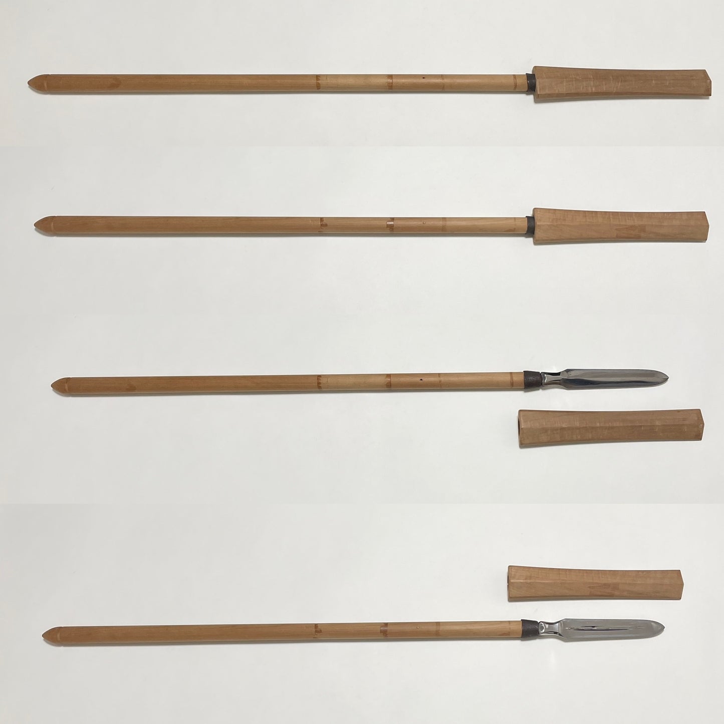 Obake-Yari Rugged Spear, Long Shirasaya, Edo period mumei