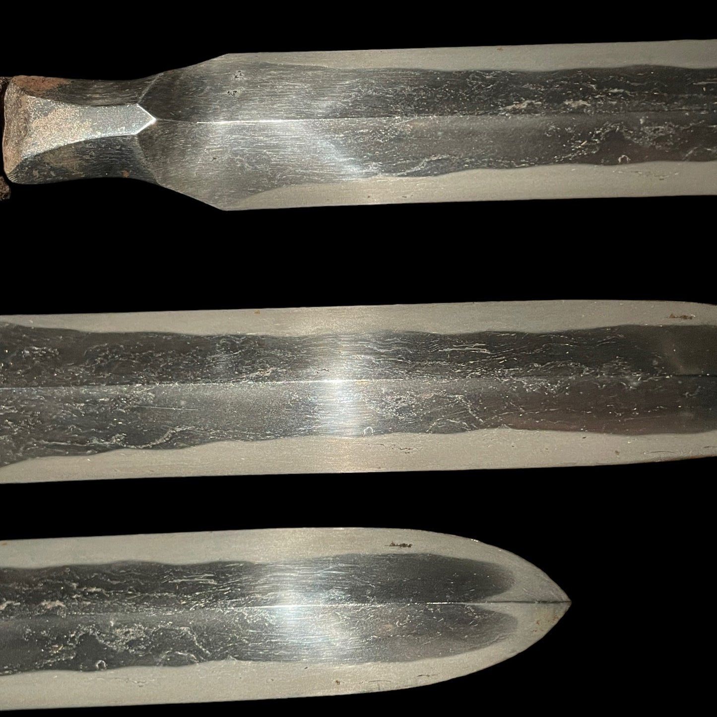 Obake-Yari Rugged Spear, Long Shirasaya, Edo period mumei