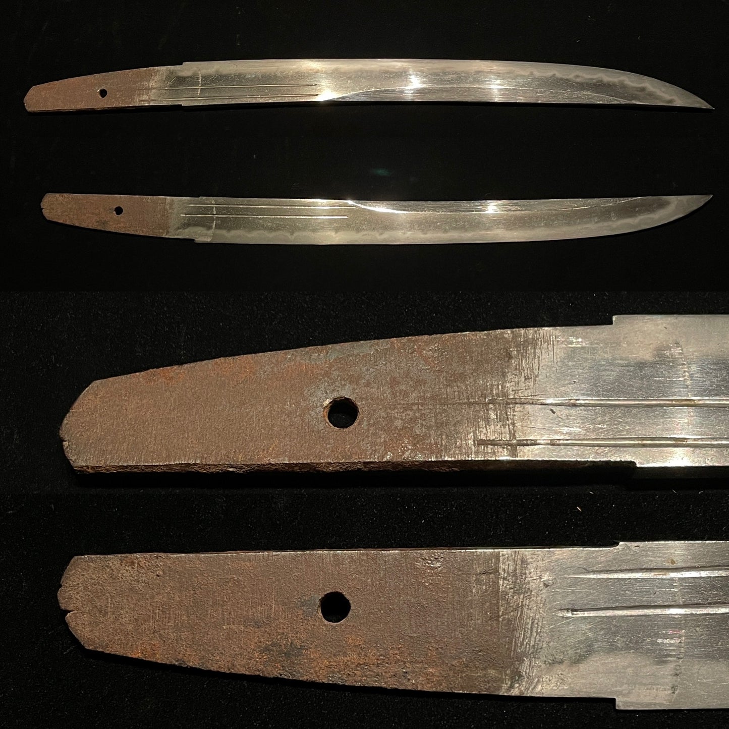 Unokubi Sunnobi-Tanto, with Kozuka Kogai, Matsushiro Koshirae, Edo period mumei