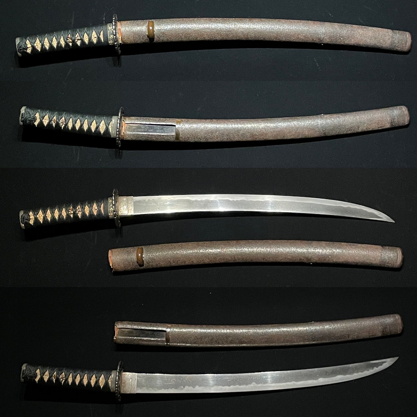 Oodanbira Hirazukuri Wakizashi, Bizenkoku Sukesada signed, Muromachi period