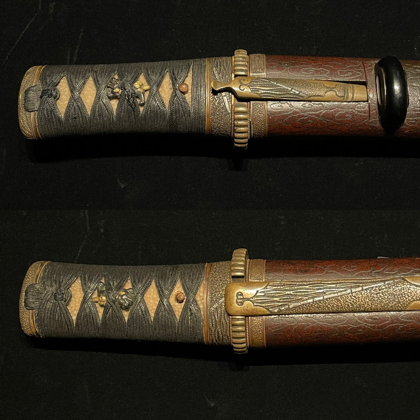 Matsushiro Koshirae TANTO, with Kozuka Kogai, Edo period mumei