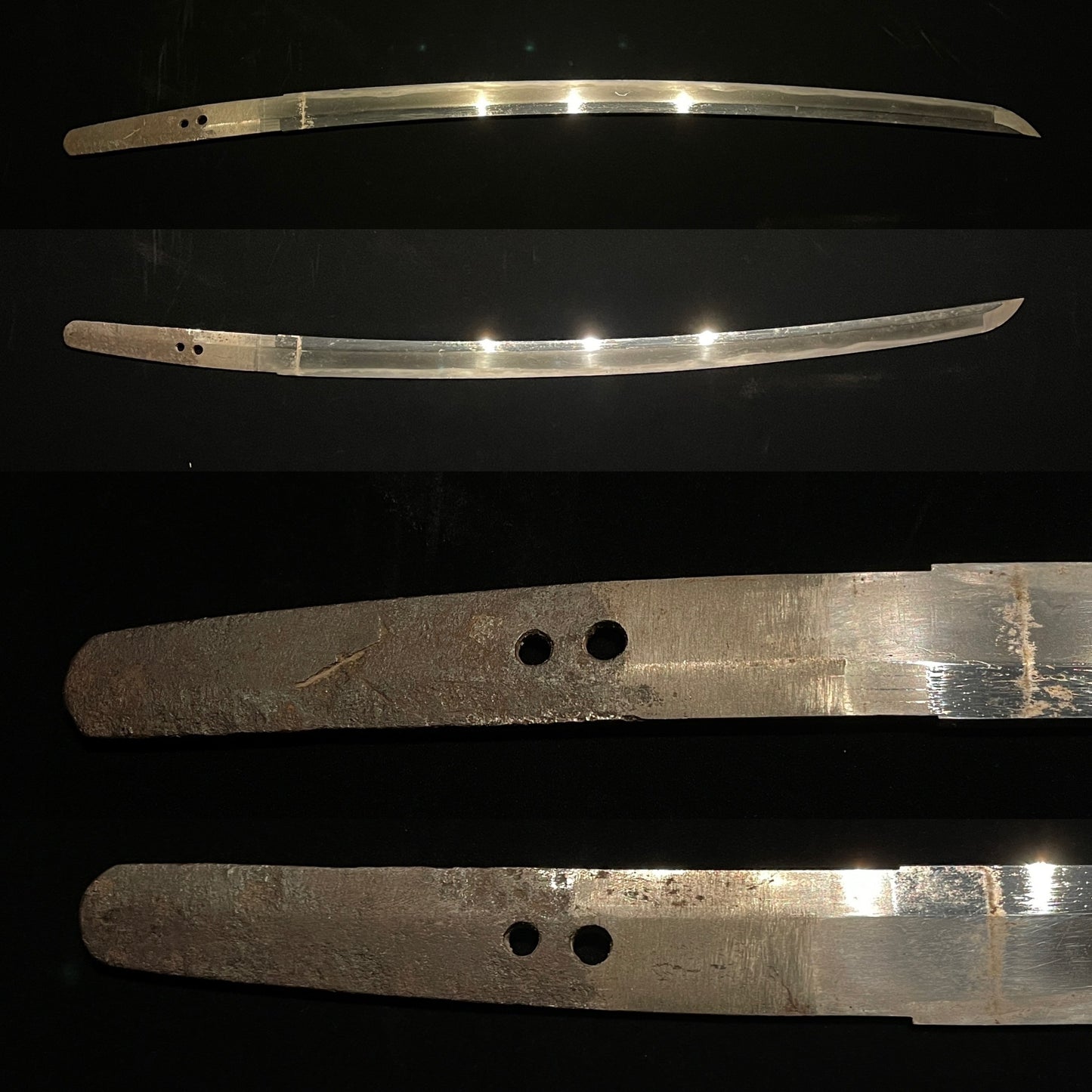 Long Wakizashi in Shirasaya, Edo period mumei, Kogunome-Hamon