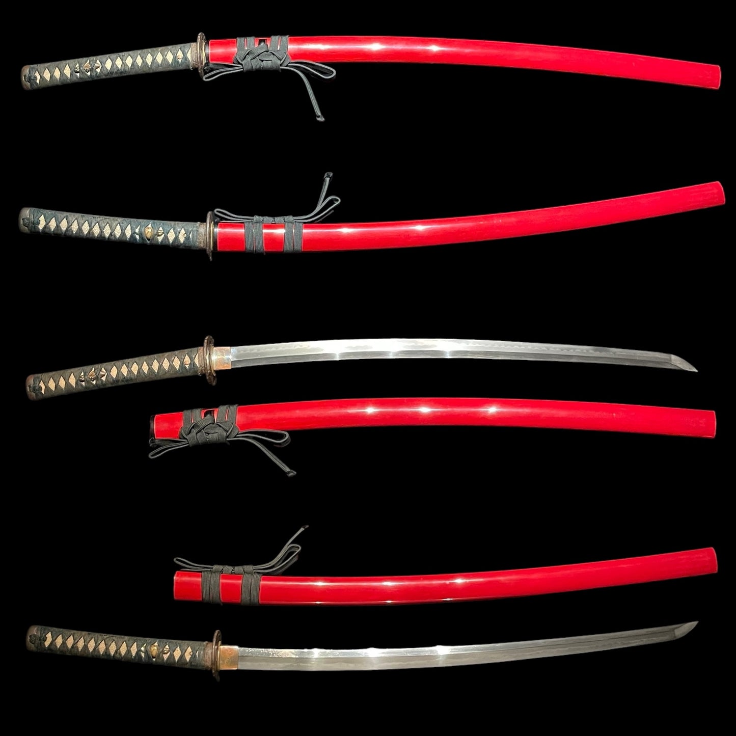 Red KATANA Gunome Hamon, Mumei Unsigned, 620mm (24.41 in.)