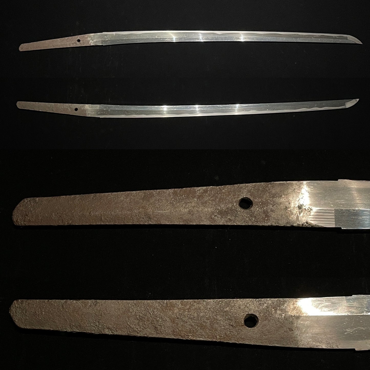 Long Shirasaya Wakizashi, Straight Blade, Early Edo period mumei