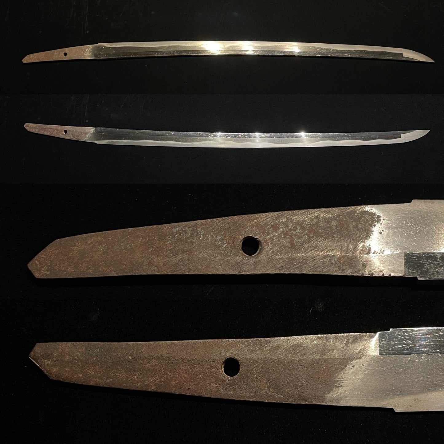 Midareba Polished Wakizashi, Edo period mumei