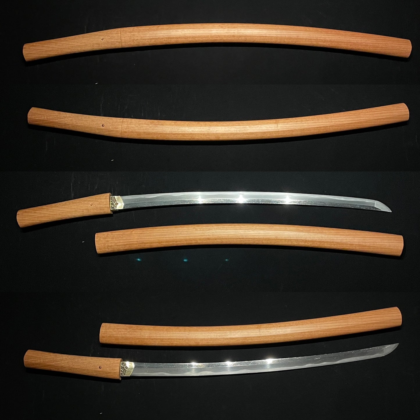 Houkinokami Nobutaka 伯耆守信高 signed Long WAKIZASHI, Early Edo period