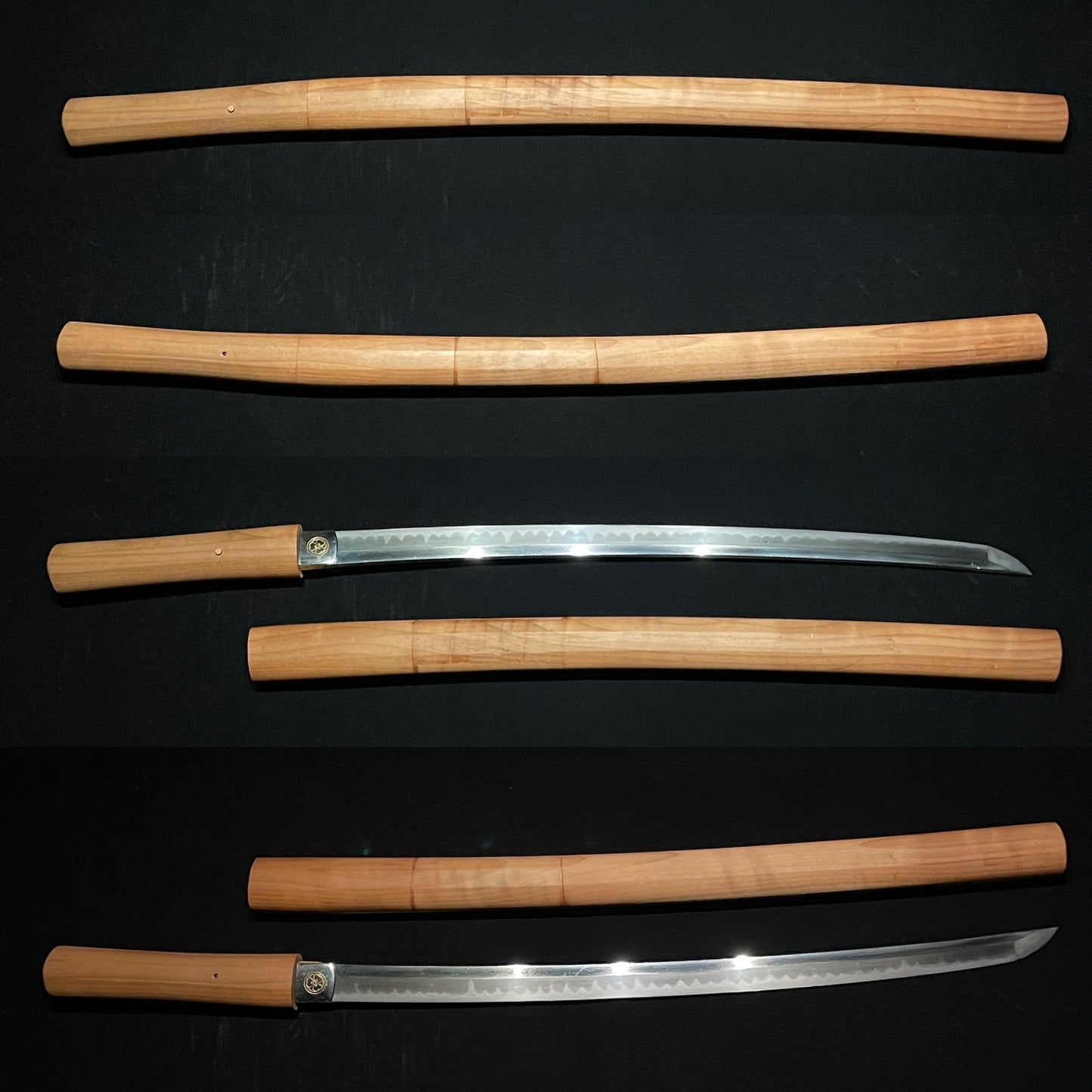 GAKUMEI 額銘 Long Wakizashi, Kanemasu 兼升 signed, Mino School