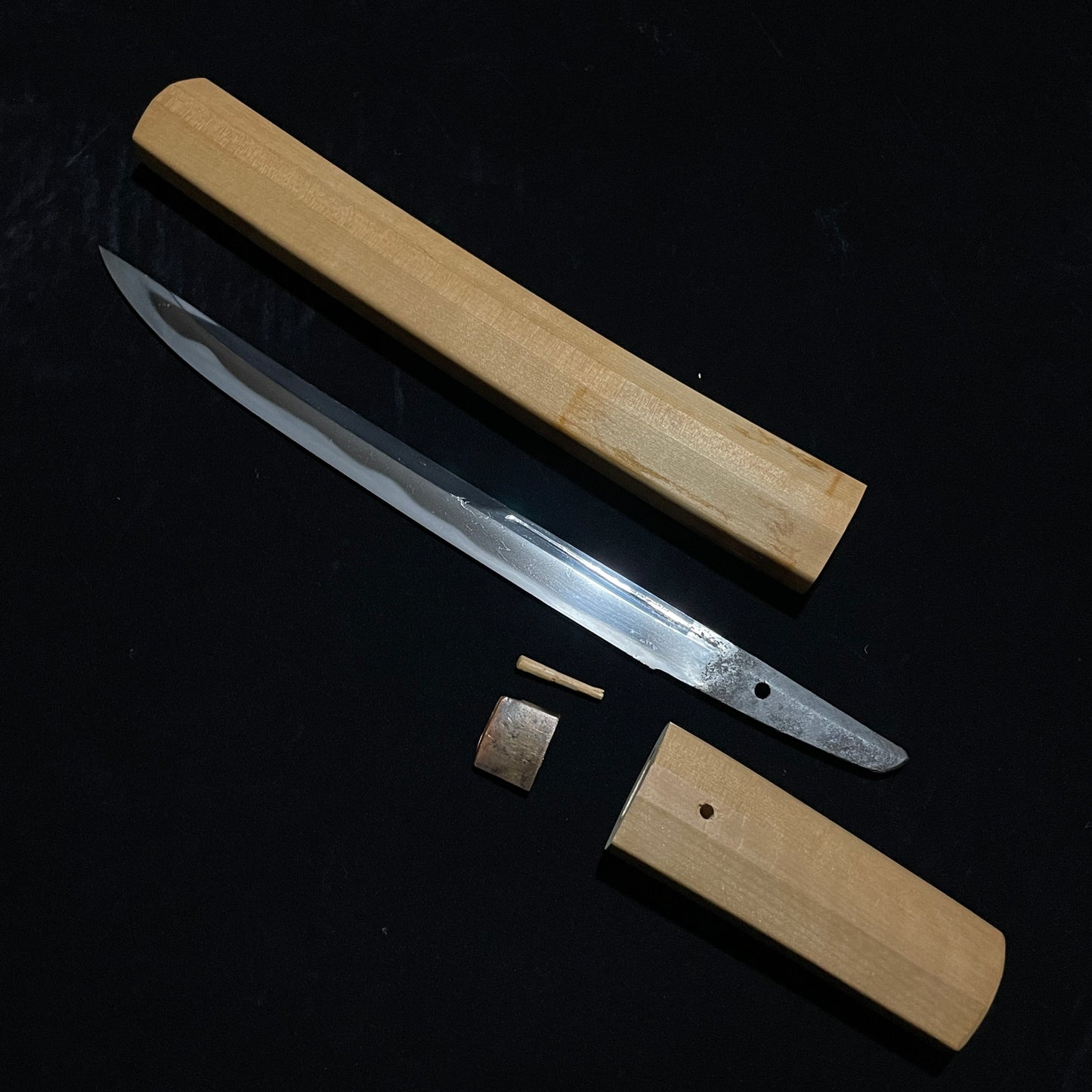 Unokubi Zukuri Polished TANTO, Edo period mumei