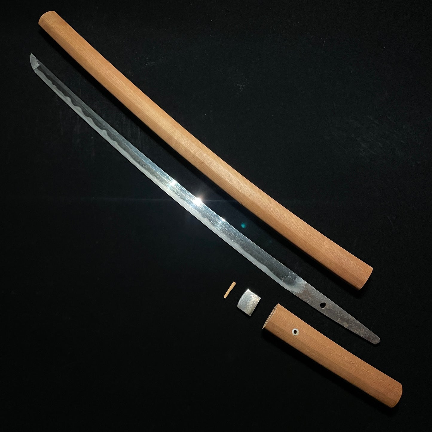 Gunome Choji LONG WAKIZASHI, Early Edo period mumei