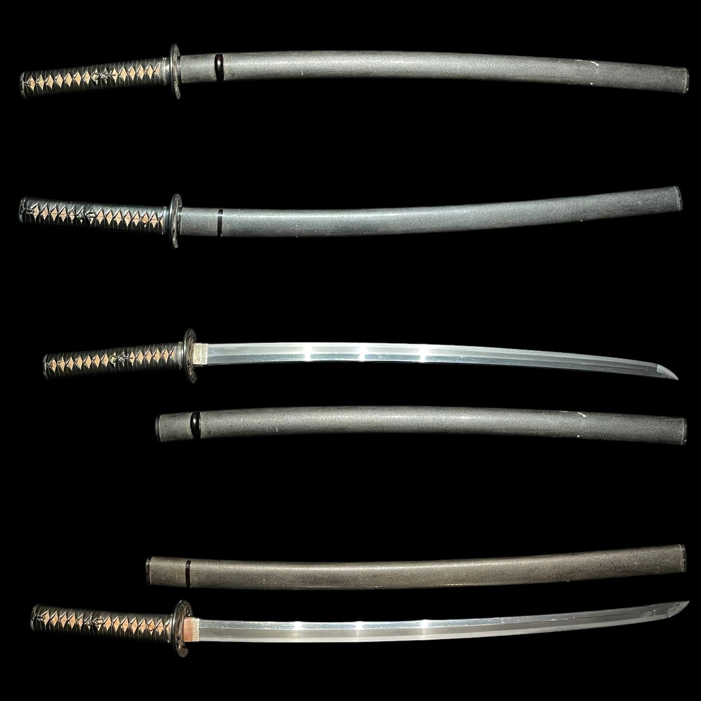 Black KATANA, Hokinokami Hirotaka 伯耆守汎隆 signed, Early Edo period