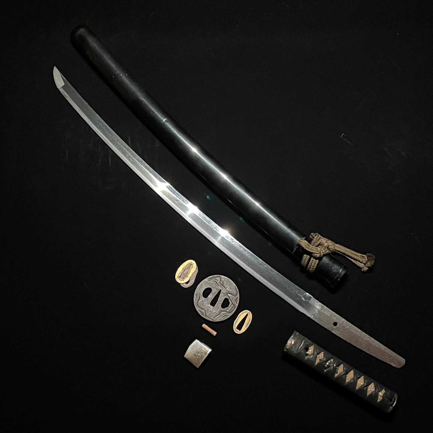 Kanabo Masatsugu 金房政次 signed Long WAKIZASHI, KOTO Momoyama period 1574s