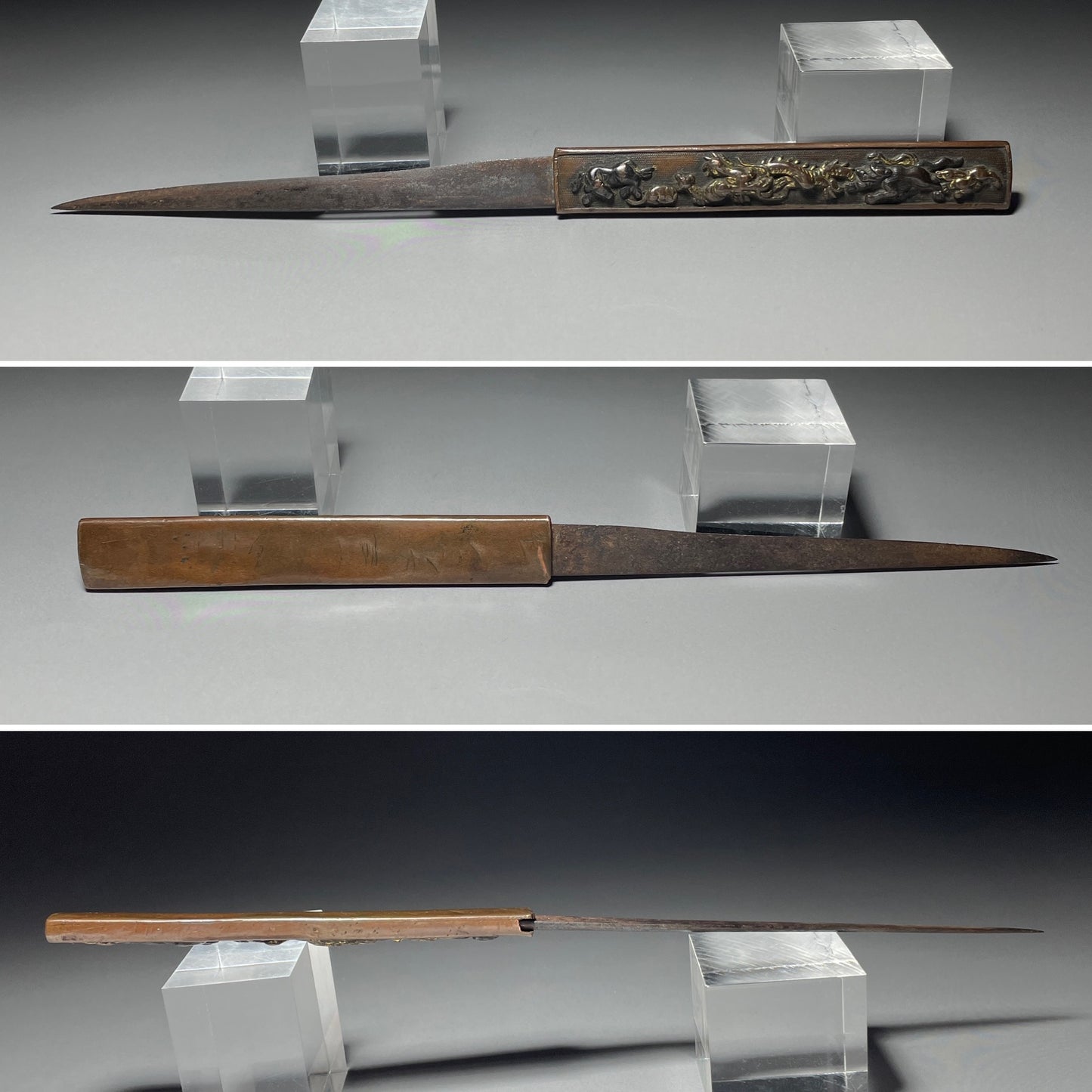 Dragon and Lion Kozuka, 龍唐獅子小柄, Edo period