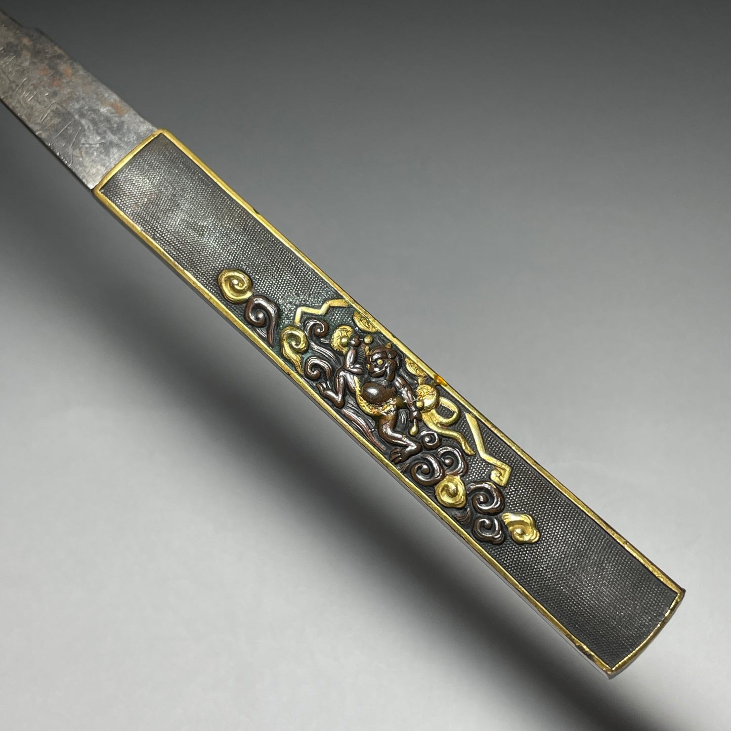 Kaminarioni 雷鬼, Thunder Demon, KOZUKA, Shakudo nanako back, Edo period