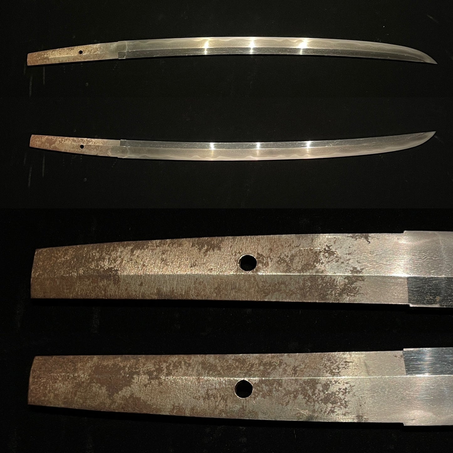 Ganmaku 岩捲 Shobuzukuri WAKIZASHI, Amazing Habaki, KOTO Muromachi period