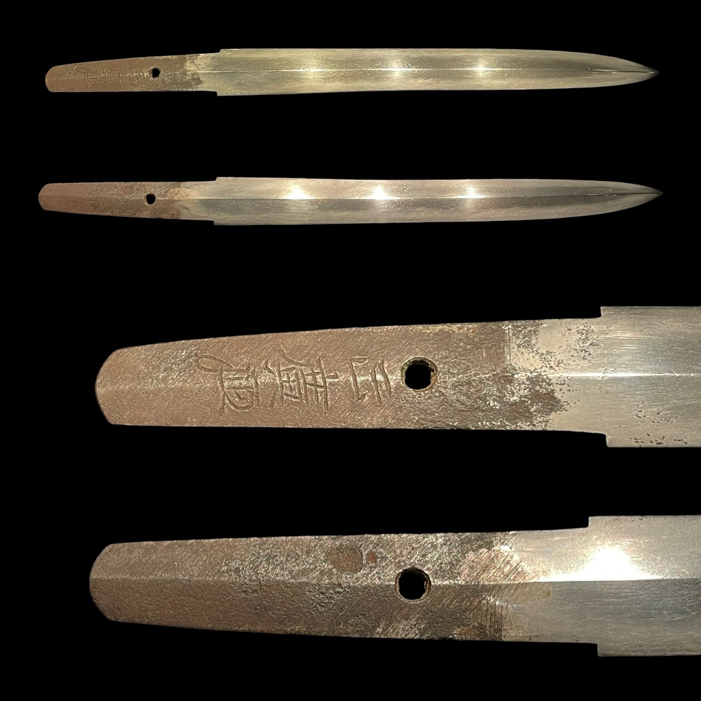 KEN Style MOROHAZUKURI Tanto 諸刃造短刀, Masahiro 正廣 signed, Edo period