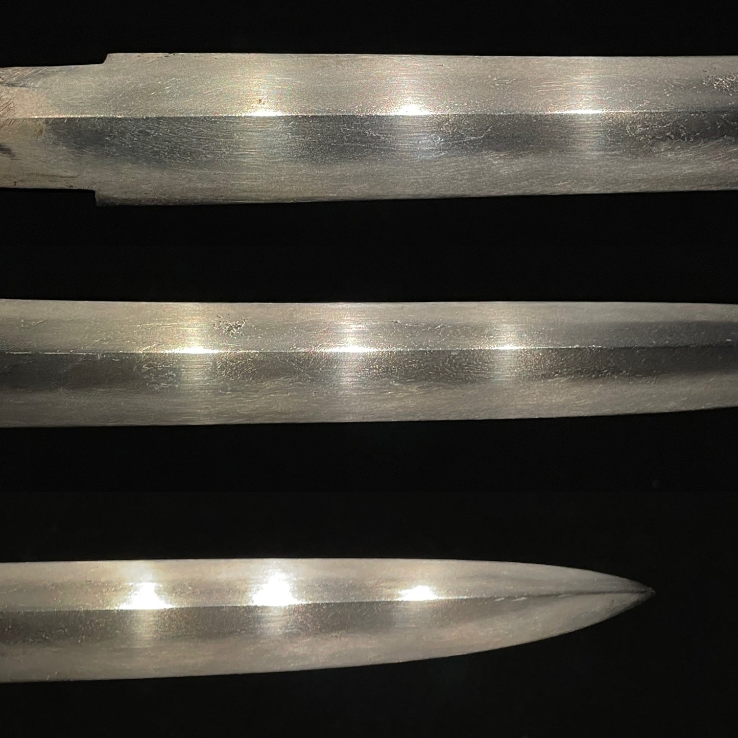 KEN Style MOROHAZUKURI Tanto 諸刃造短刀, Masahiro 正廣 signed, Edo period