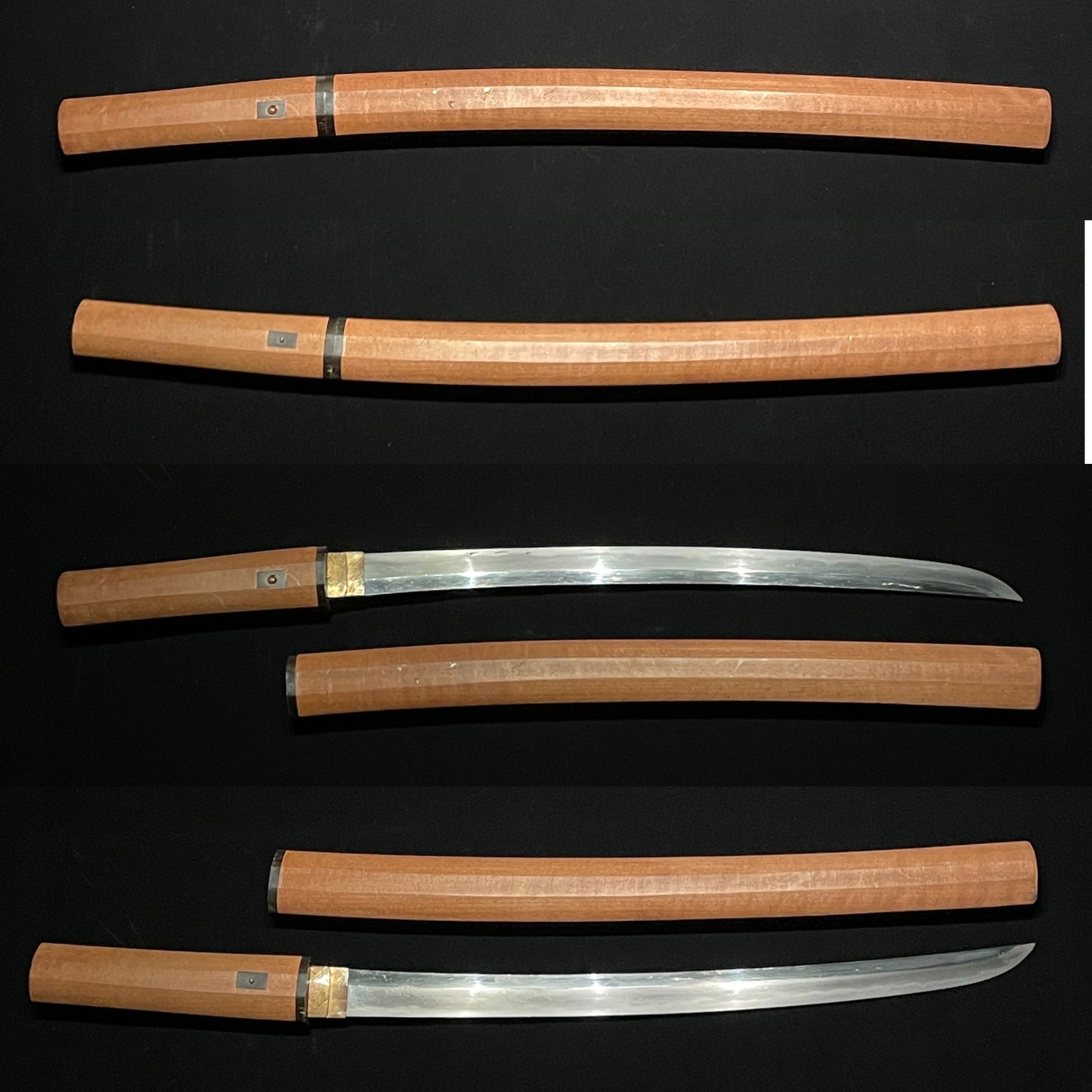 Midare UTSURI 乱れ映り Wakizashi Norihisa 則久 signed,  Muromachi period