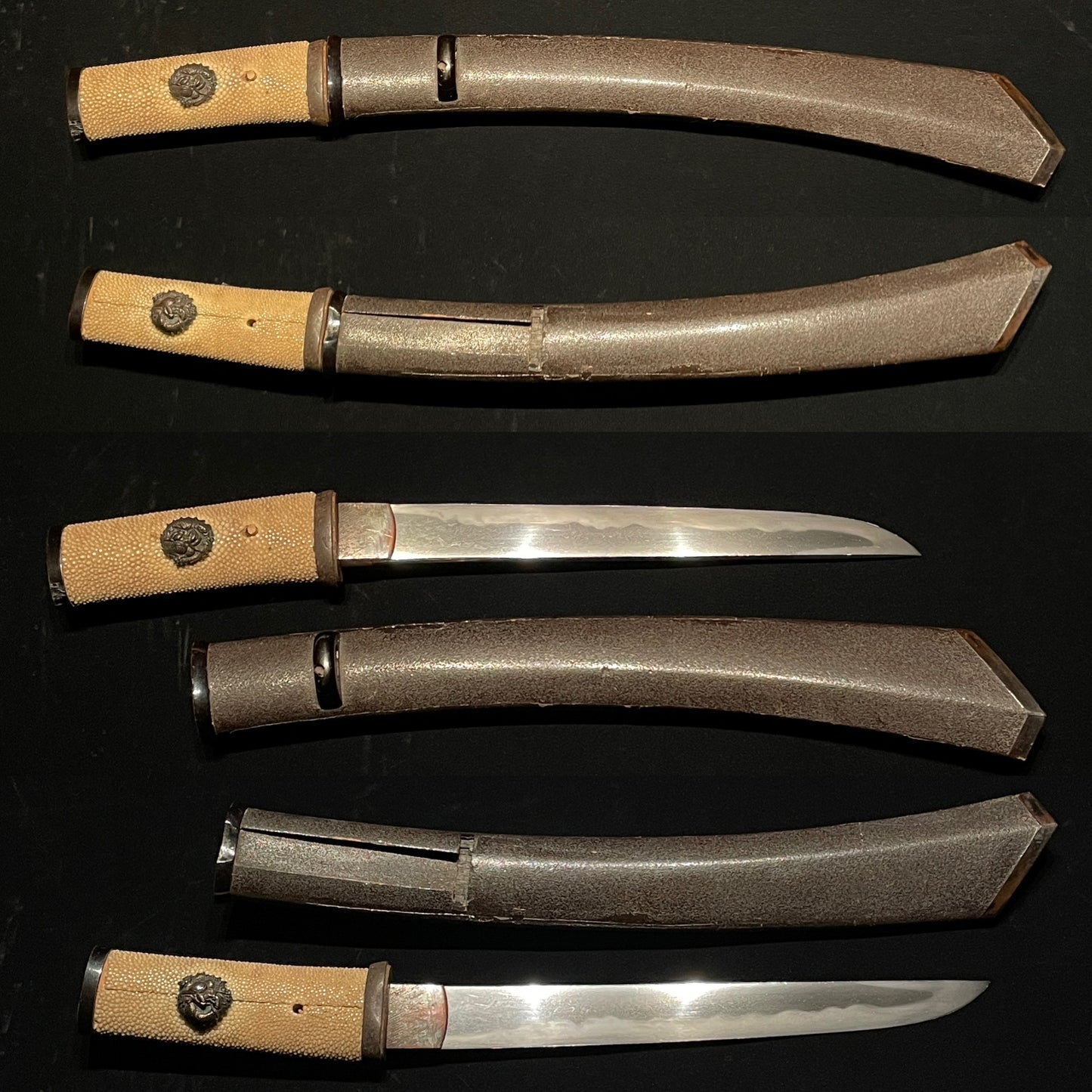 Rare Style Omeshi-Koshirae 御召拵 Tanto, Edo period mumei