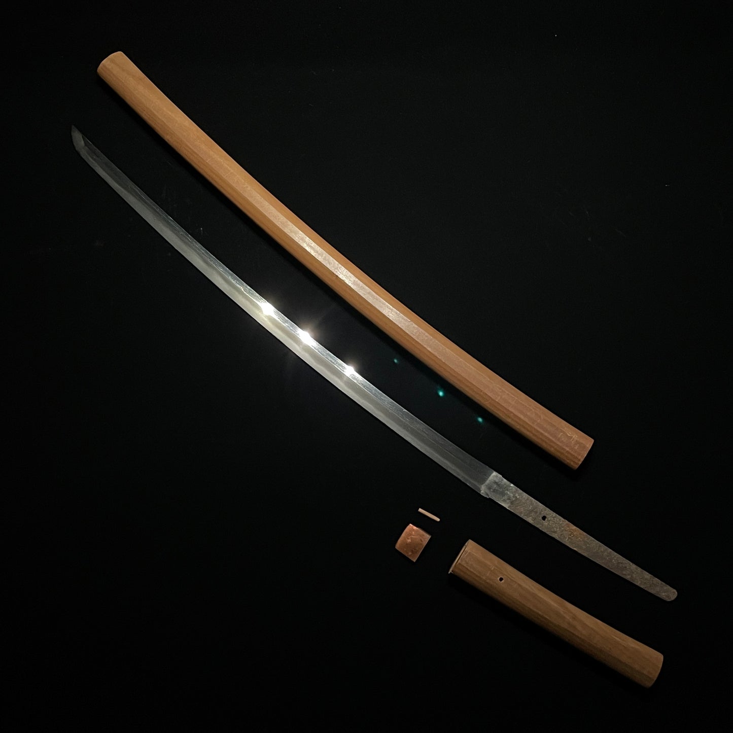 Signed KATANA in Shirasaya, Wide and Thick blade,