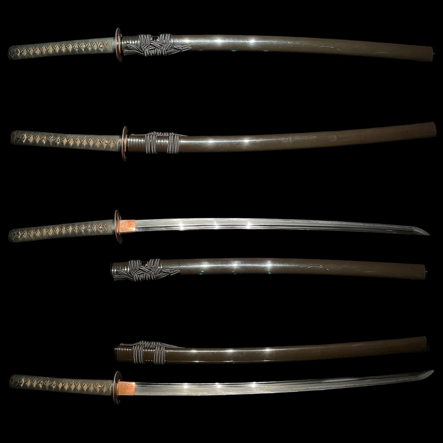 Long IAITO KATANA, Bo-hi 棒樋, Wide and Thick blade, Late Edo period