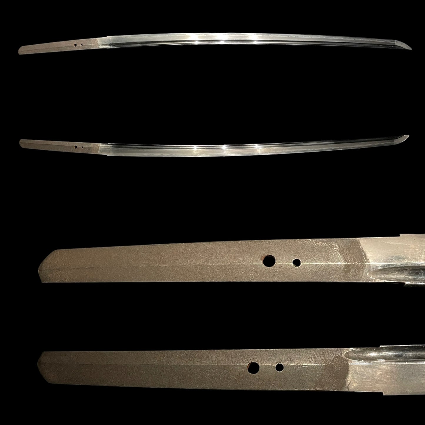 Long IAITO KATANA, Bo-hi 棒樋, Wide and Thick blade, Late Edo period