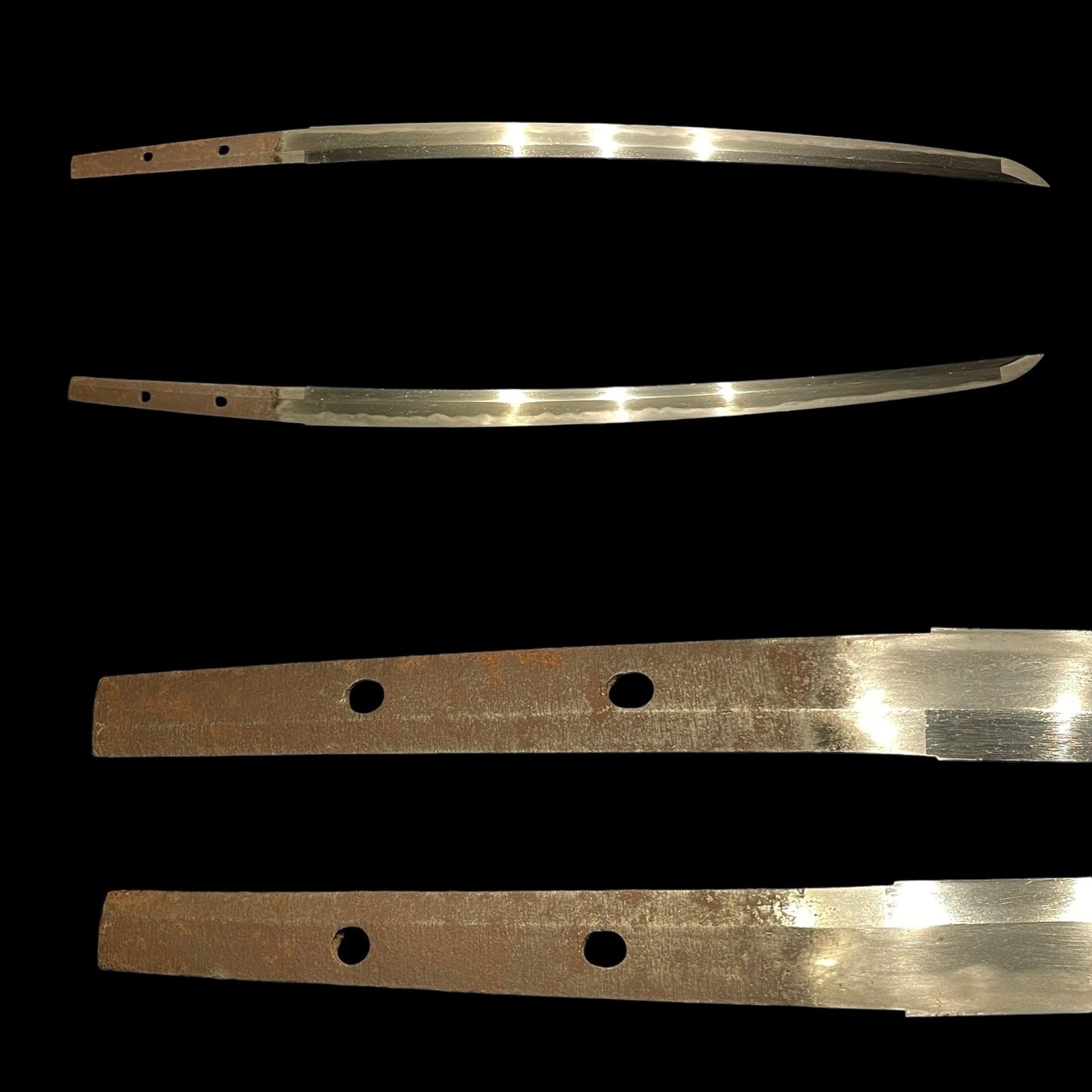 Midareba Wakizashi in Shirasaya, Edo period mumei