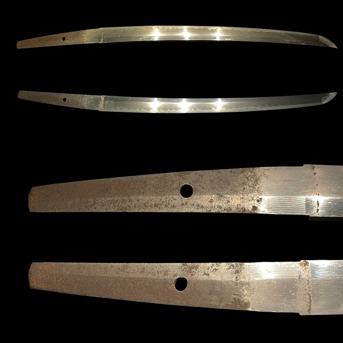 Arrow Kojiri WAKIZASHI, with Signed Kozuka, Edo period mumei