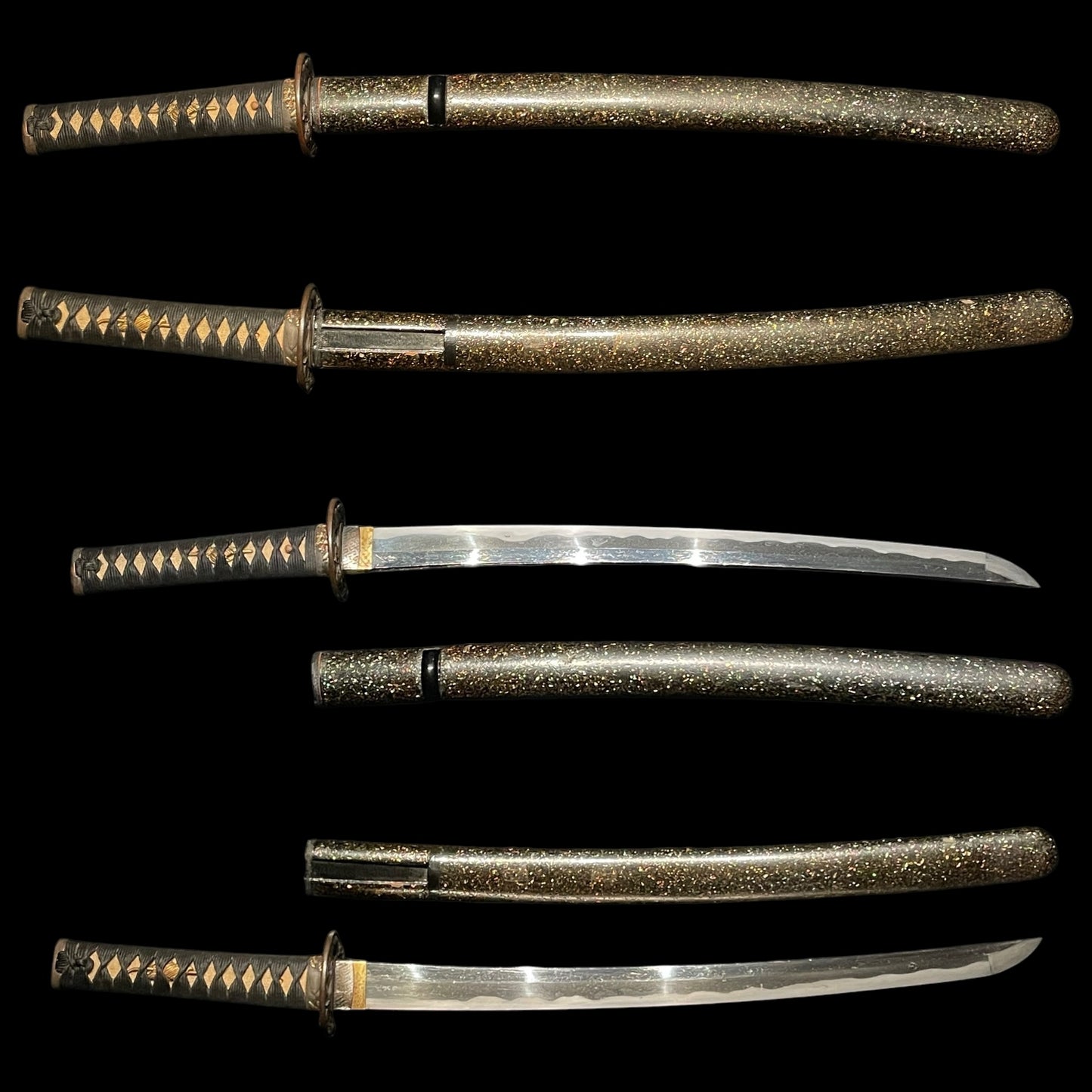 Wide Wakizashi, Noshuju Terushige 濃州住照重, Samurai Fuchikashira, Edo period