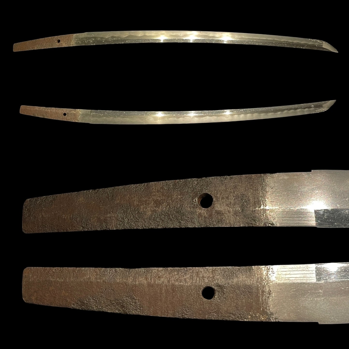 Gunome Hamon 互の目刃文 Wakizashi, Edo period mumei