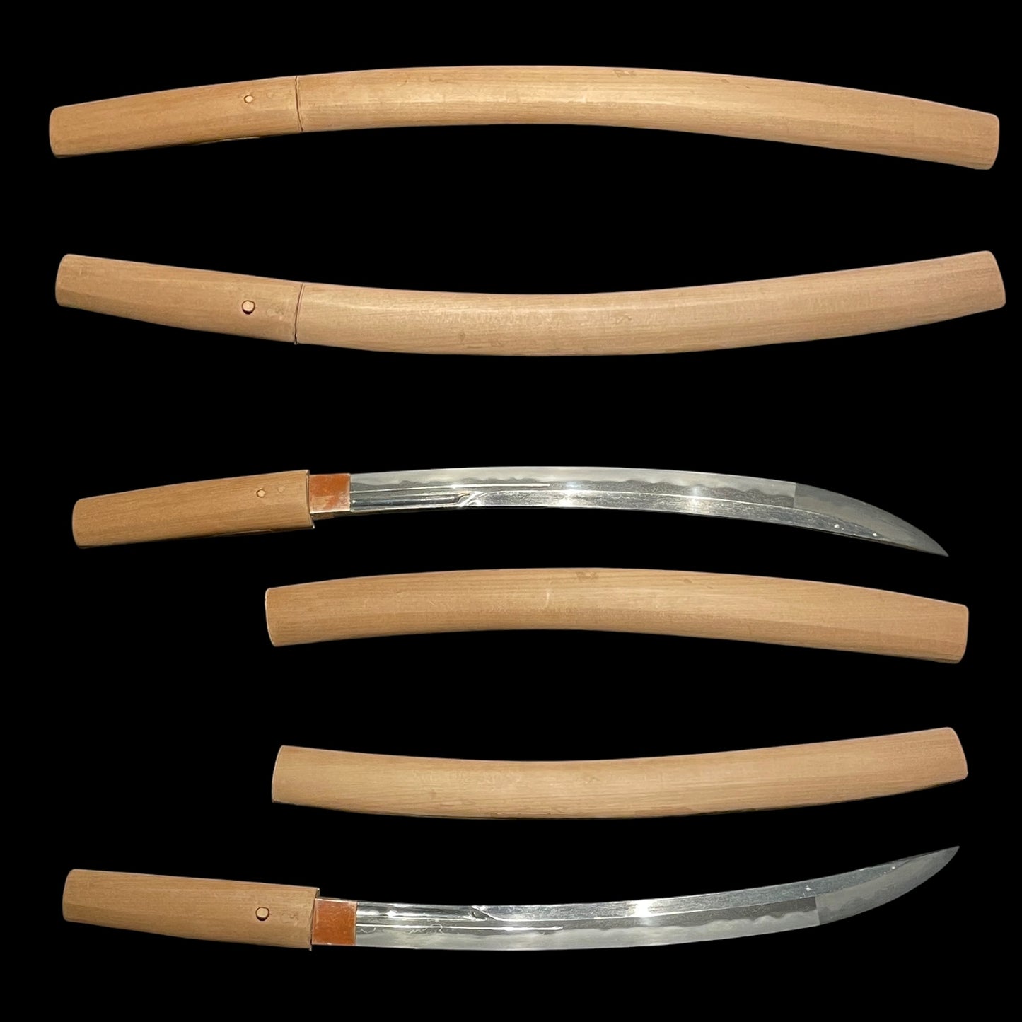 NAGINATA-NAOSHI 薙刀直し, Ookissaki 大切先 Wakizashi, Muromachi period mumei