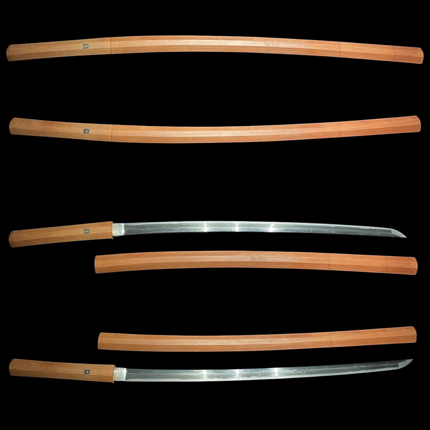 Heavy weight KATANA, Gunome-Choji 互目丁子 Hamon,  Edo period mumei