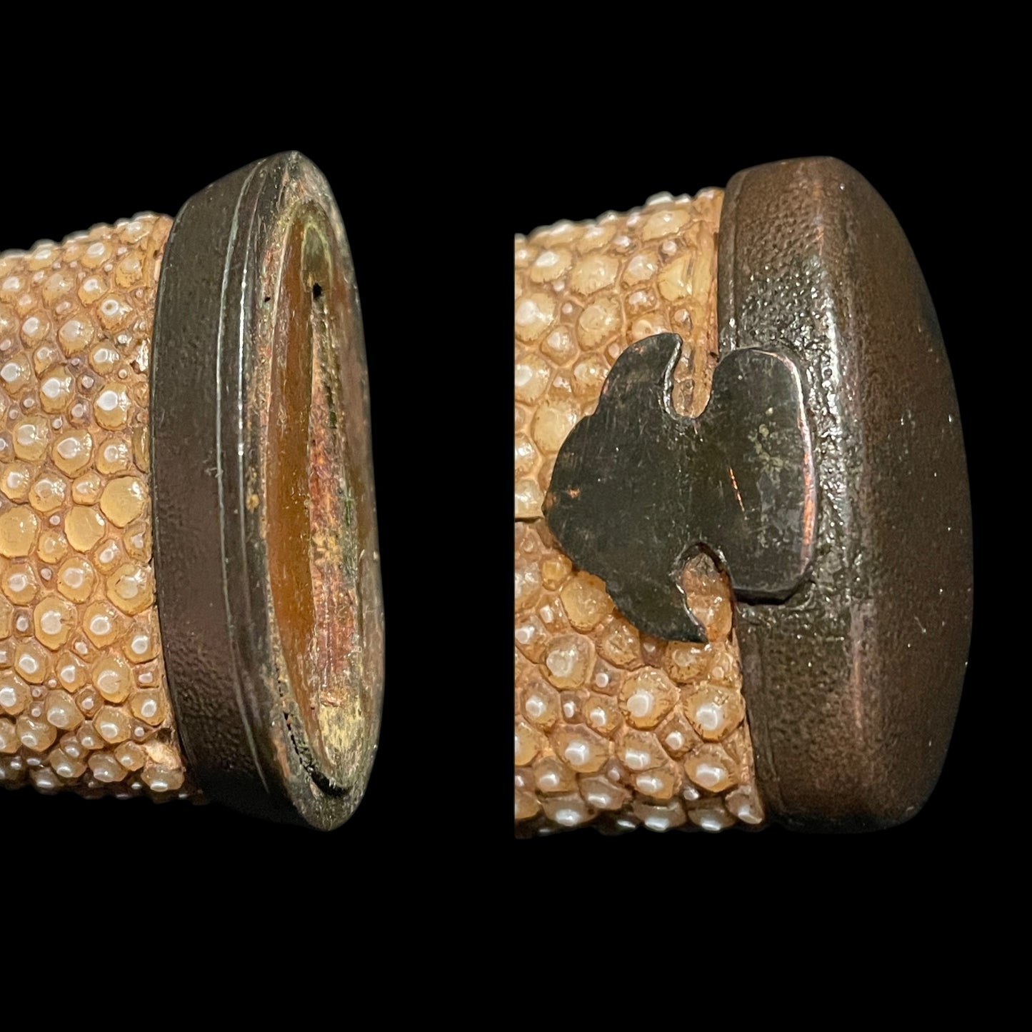 Aikuchi 合口 Koshirae TANTO, Shobu-Zukuri Blade, Edo period mumei