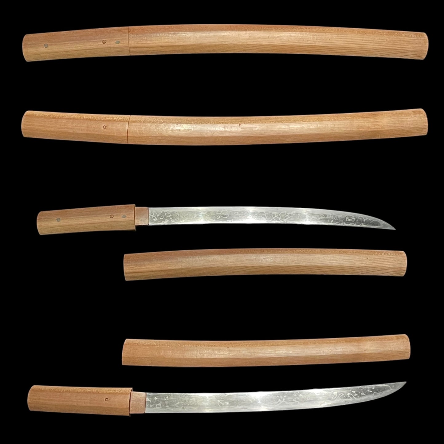 HITATSURA 皆焼 HAMON, Sunnobi-TANTO 寸延短刀, Muromachi period mumei