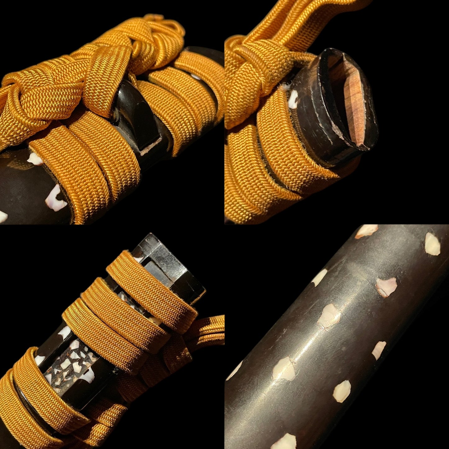 Kanetane 兼植 Sunnobi-TANTO, with KOZUKA, Muromachi period, Hotei Fuchikashira