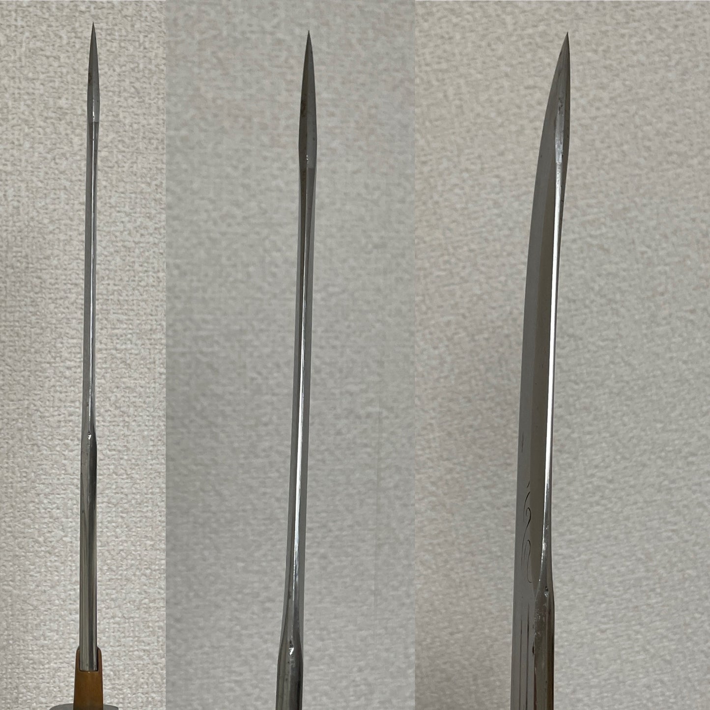 Unokubi-Zukuri 鵜首造 Red TANTO, with Brass KOZUKA, Edo period mumei