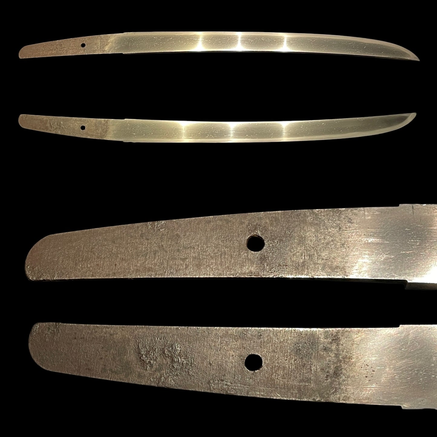 Hirazukuri Wakizashi 平造脇差, Ukyozuka 右京柄, with Shirasaya, Edo period mumei