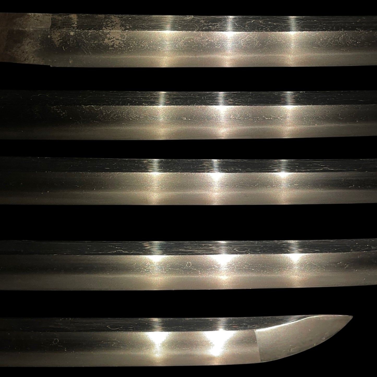 Homarekizu 誉傷 Wakizashi, Kikko pattern 亀甲文様 Habaki, Edo period mumei