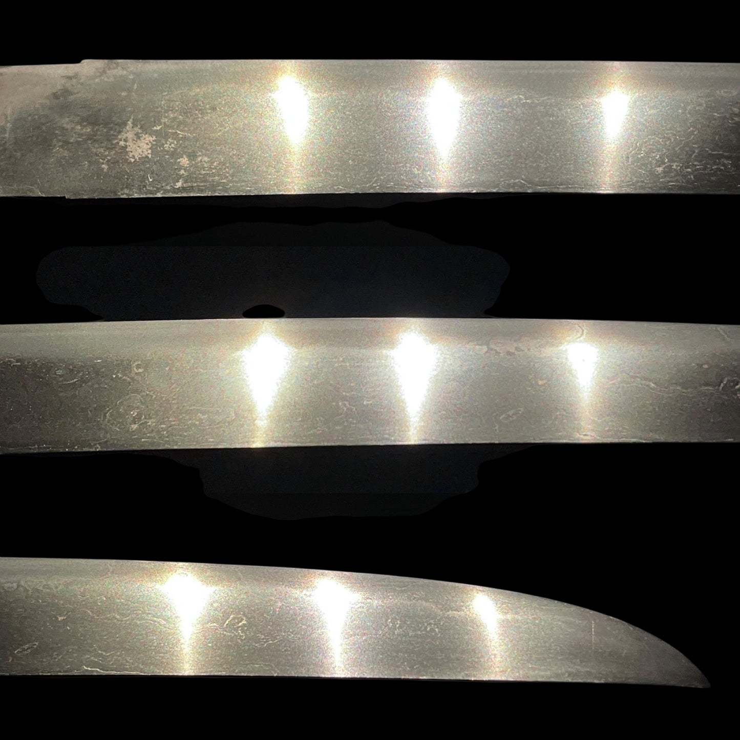 Bishu Nobufusa 備州信房 signed, Hirazukuri TANTO, In Kurosaya