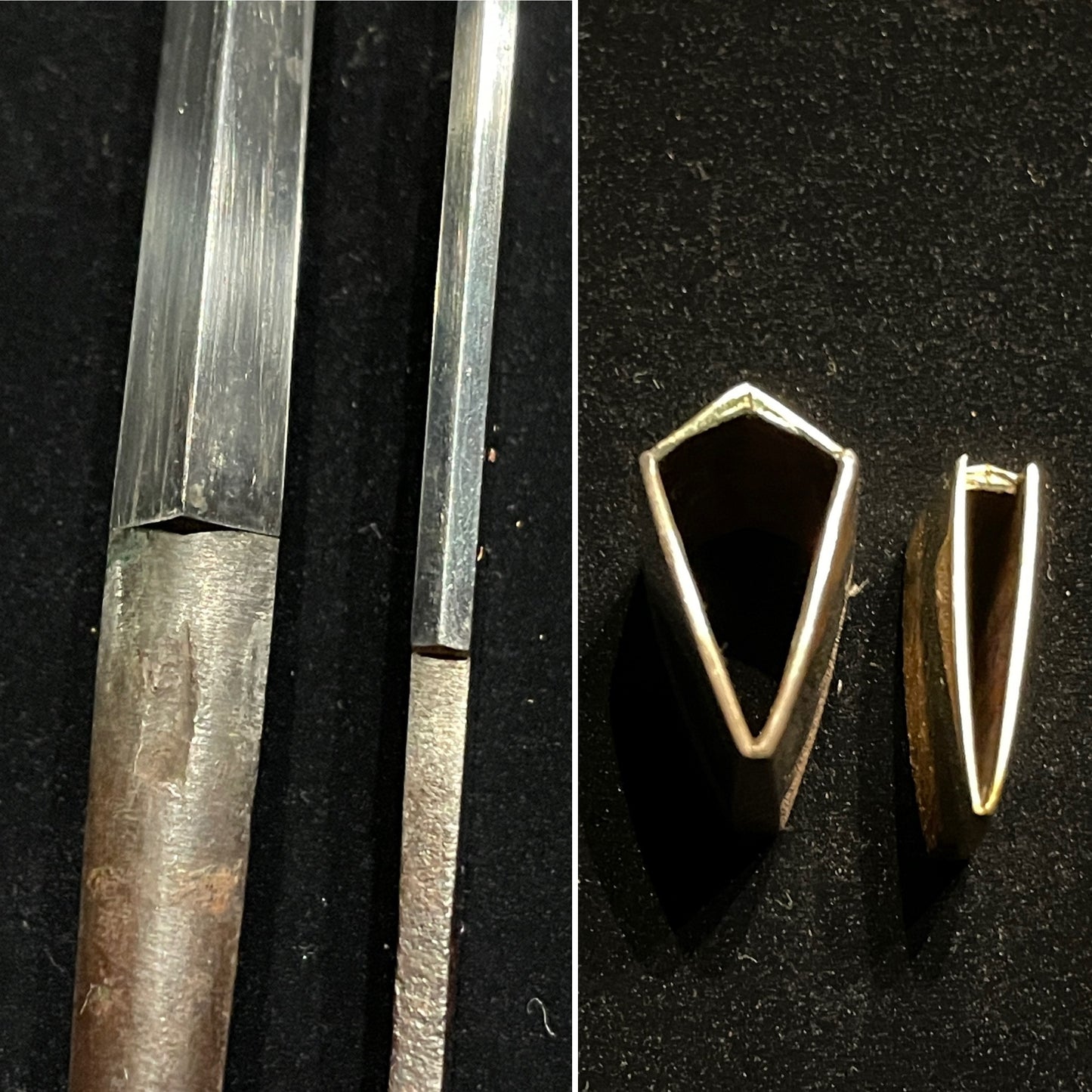 Very Thick YOROIDOSHI 鎧通, Oni Menuki 鬼目貫, Kasane 11.3mm(0.44in)