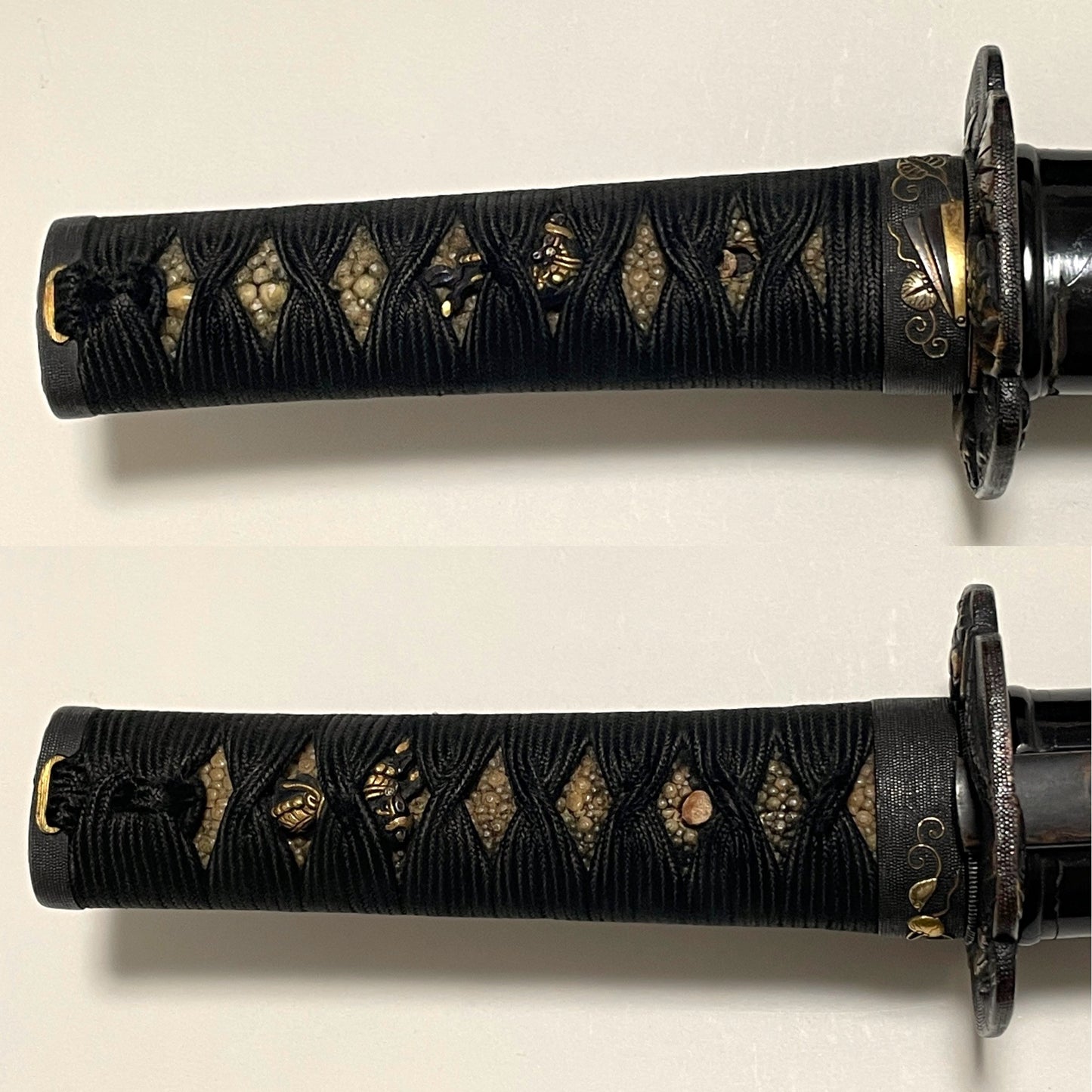 NAGAMAKI-NAOSHI 長巻直 Wakizashi, Ornate Mountings Koshirae, with Kozuka