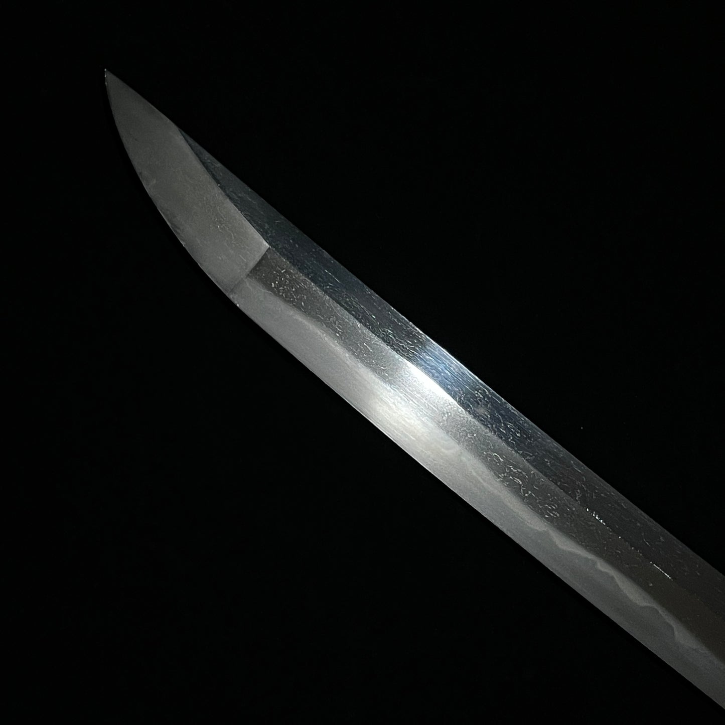 Ookissaki 大切先 Wakizashi, Bicchuju Kunitomo 備中住国友 signed, Wide blade