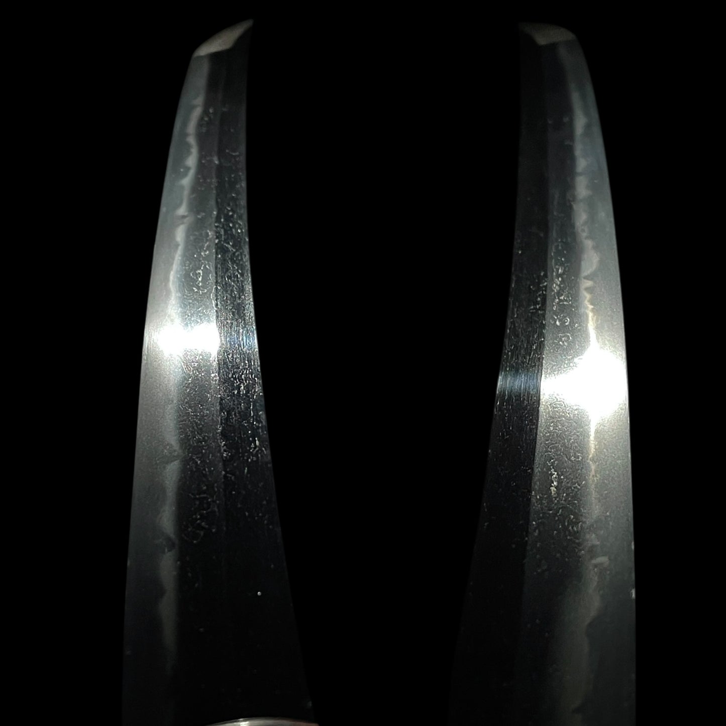 Ookissaki 大切先 Wakizashi, Bicchuju Kunitomo 備中住国友 signed, Wide blade