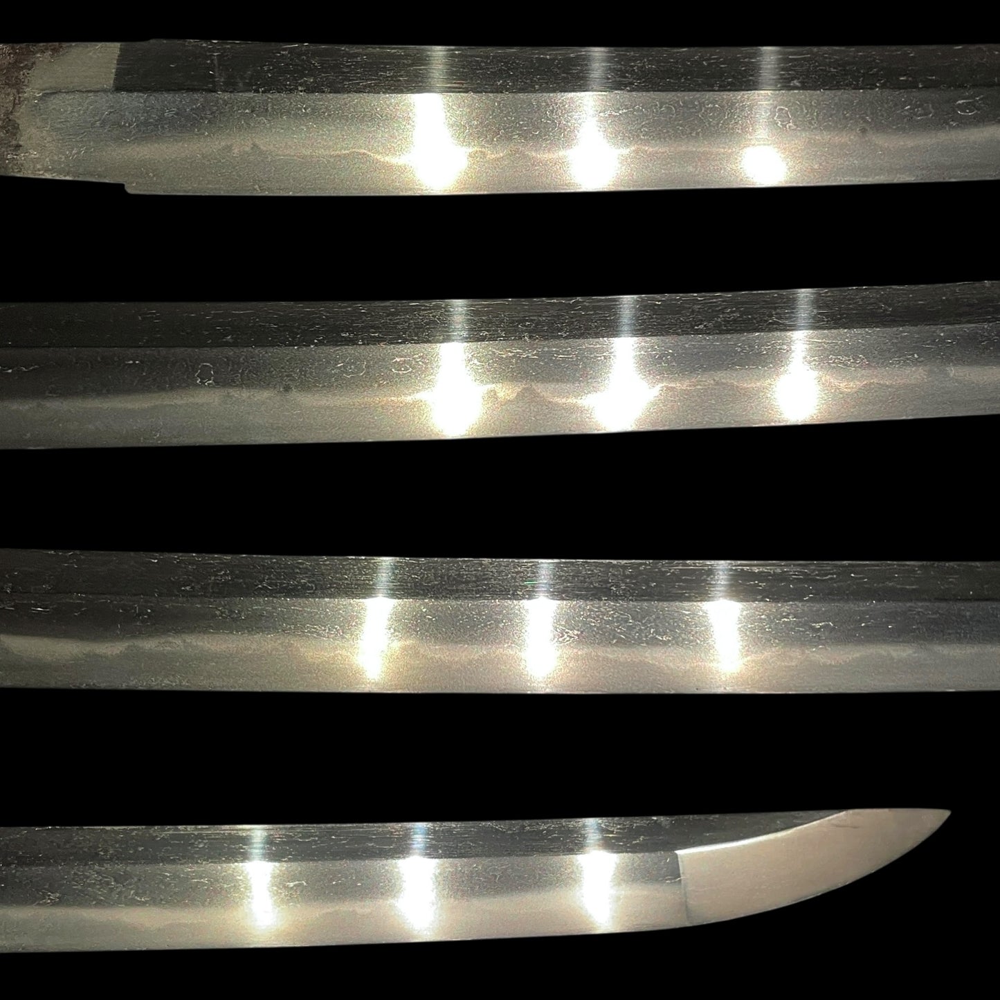 Ookissaki 大切先 Wakizashi, Bicchuju Kunitomo 備中住国友 signed, Wide blade