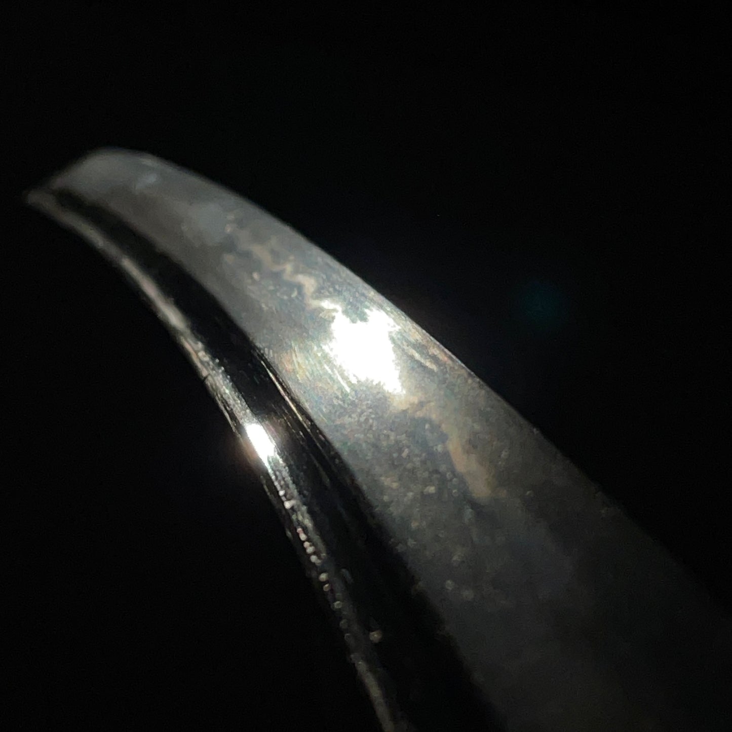 Plum TSUBA Short Wakizashi, Komedawara 米俵 Fuchi Edo period mumei